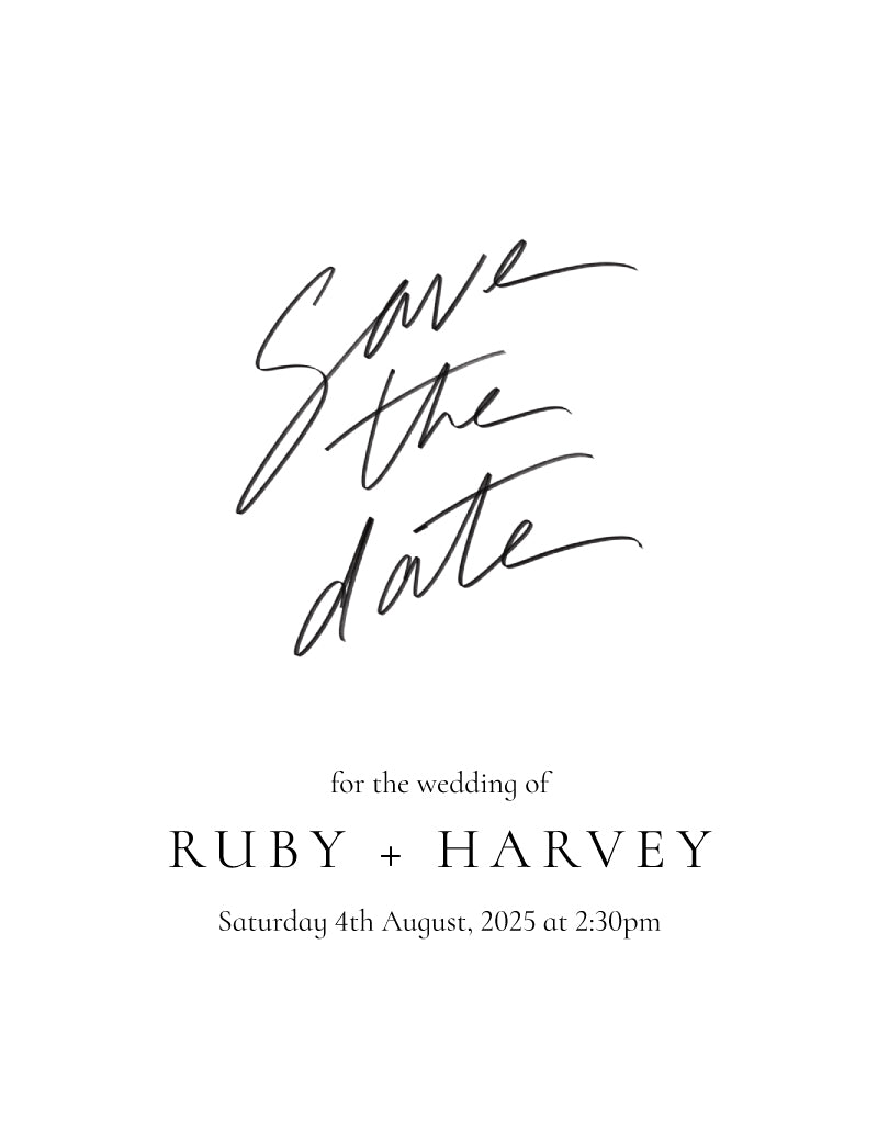 Hea Save The Date Cards by Jesse I.