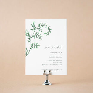 Hedera save the date Wedding Invitation Suite