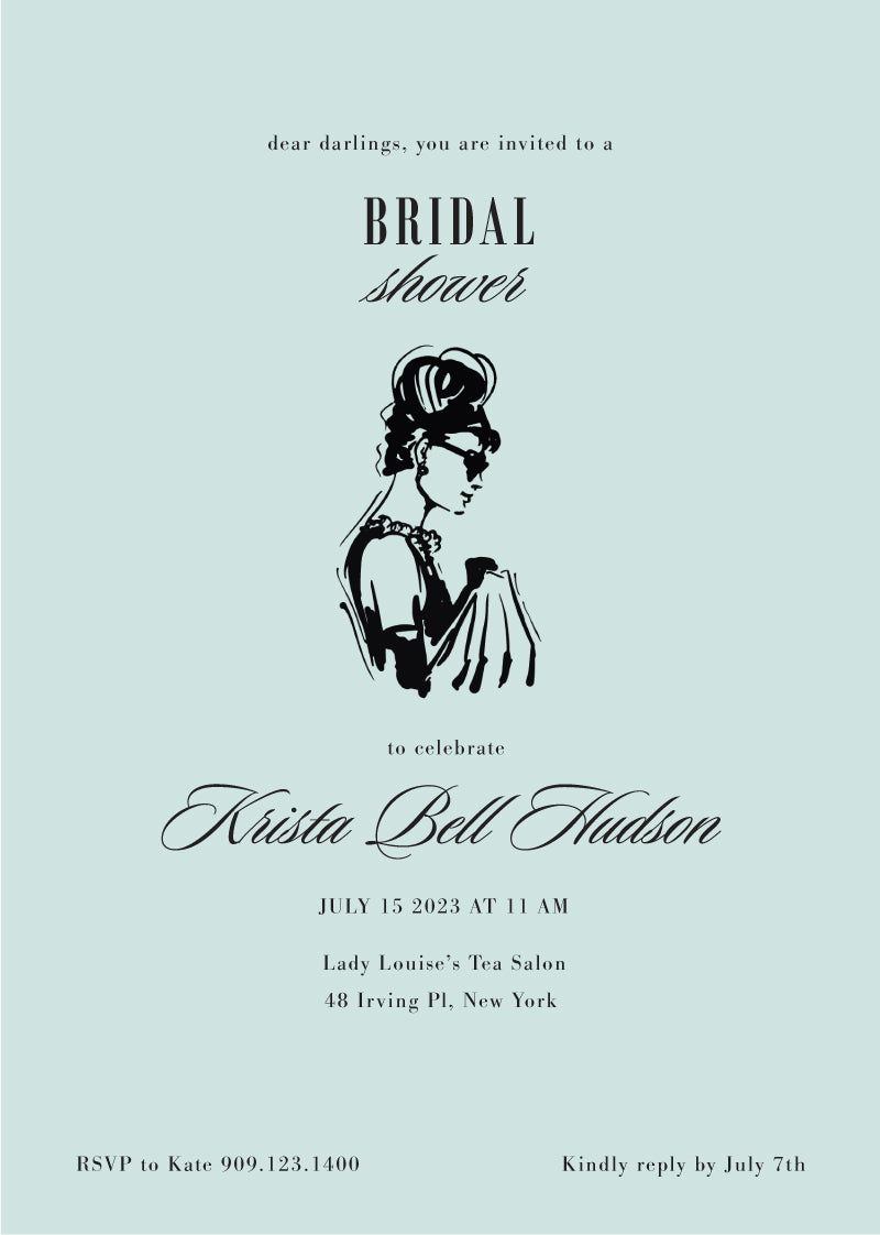 Holly GolightlyBridal Shower Invitation by Putri N.