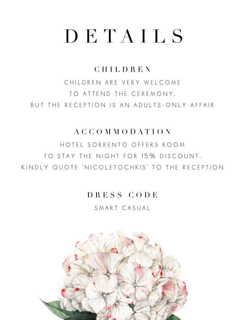 Hydrangea Information Card by Stella M.