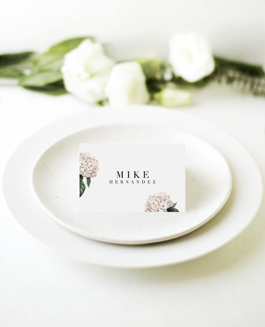 HydrangeaPlace Cards by Stella M.