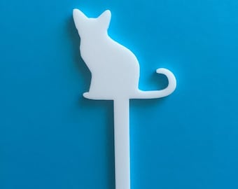Cat Drink Stirrer,Stir Sticks,Swizzle Sticks,Cat lovers,Gift Ideas,Kitty,Meow,Cocktail Stick,Wedding decor,cat lover,Party Decor, 50 Pack