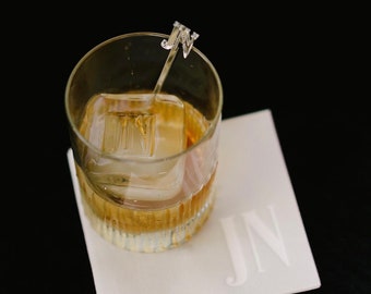 Personalized Cocktail Pick,Appetizer Skewers,Acrylic initial drink stirrer,monogram cocktail,martini Picks,Lux Wedding,Laser Cut,50