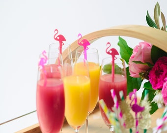 Flamingo Drink Stirrer,tropical event,Bachelorette Party,Bridal Shower,Swizzle Stick,acrylic stirrer,LaserCut,Palm springs event,50 Pack