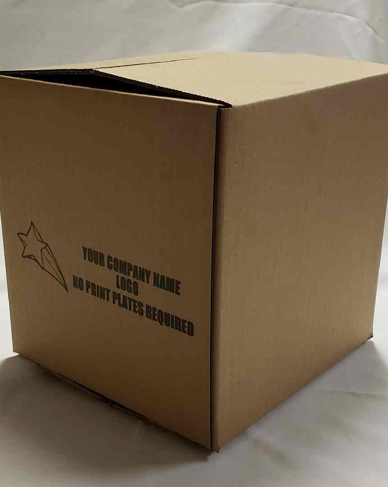 50 8x8x8 Custom Printed Cardboard Shipping Boxes Cartons Packing Moving Mailing Box