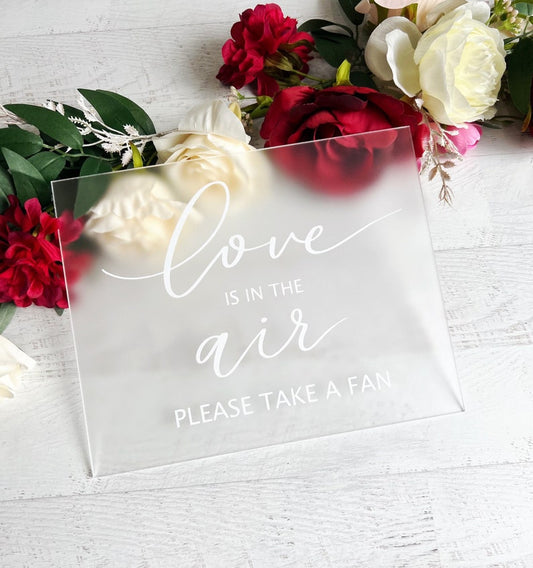Frosted Acrylic Wedding Sign ...
