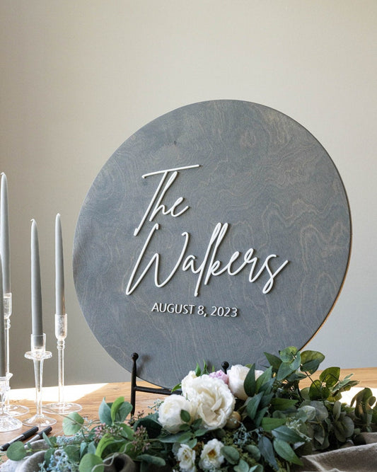 Guest Book Alternative - Custom Wedding Guest Book Decor - Layered Wood Wedding Sign - New Home gift