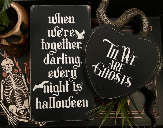 Goth Love Duo, Wedding, Bride, Engagement, Photo Props, Valentine Gift, Horror, Goth, Bedroom Decor Anniversary, Couple Gift