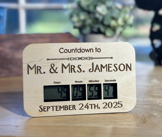 Wedding Countdown Clock