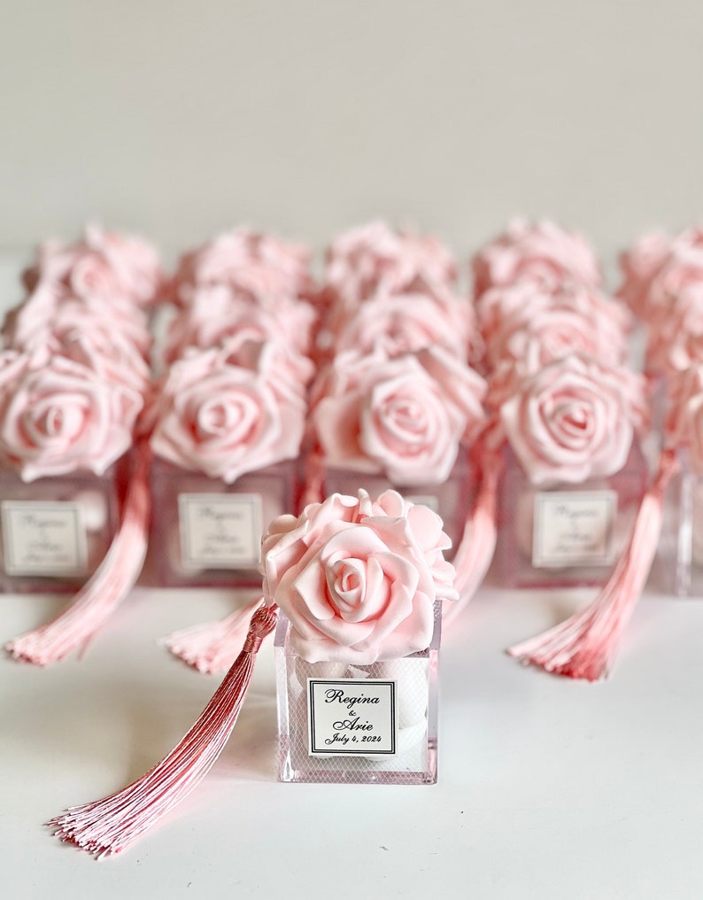 5pcs Wedding Favors, Favors, Favors Boxes, Wedding Favors for Guests, Pastel Wedding, Party Favors, Blush Wedding, Custom Favors, Pink Favor