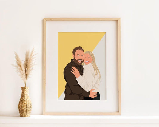 Digital Illustration From Photo, Faceless Portrait Custom, Digital Art Commission, Custom illustration, Portrait From Photo, ASAP