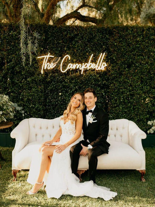 Wedding Neon Sign, Custom Wedding LED Sign, LED Neon Wedding Décor, Wedding Reception Neon Sign, Elegant Event Décor, Party LED Neon Lights