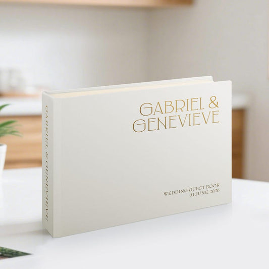 Handmade Fabric Wedding Guest Book with Instax & Photo Booth Album, Unique Keepsake for Capturing Special Moments.