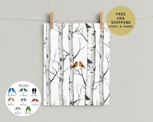 First 1st Paper Wedding Anniversary Gift for Wife, husband, Personalized Paper Anniversary Gift for Husband Custom Print