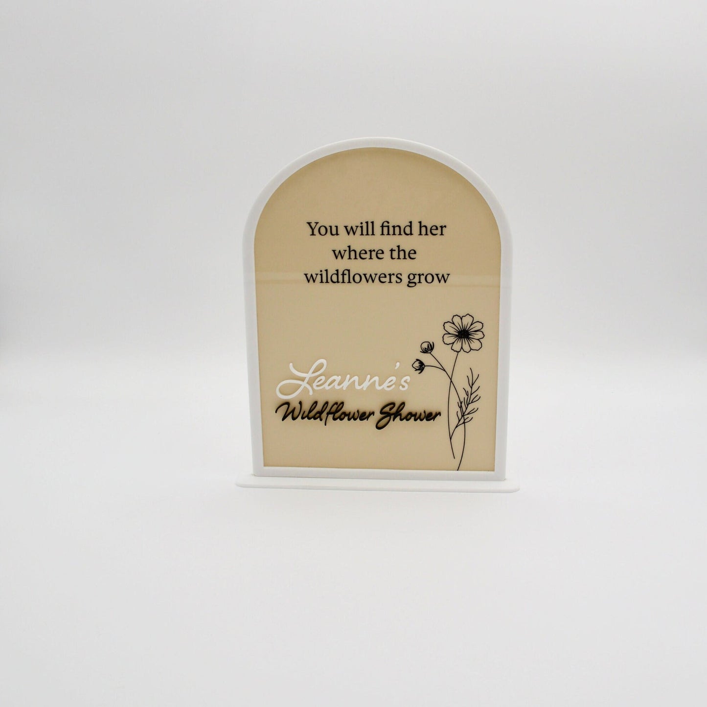 Wildflower Bridal Shower Sign