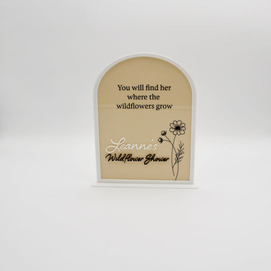 Wildflower Bridal Shower Sign