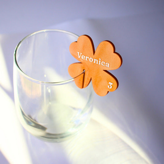 Shamrock Drink Markers - Set of 25 Pearl Acrylic