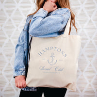 Hamptons Social Club Bachelorette Canvas Tote Bag