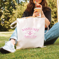 Pickleball Club Bachelorette Canvas Tote Bag