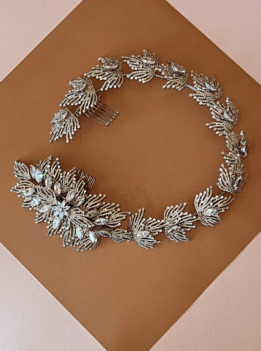 Malka Luxurious Bridal Headpiece