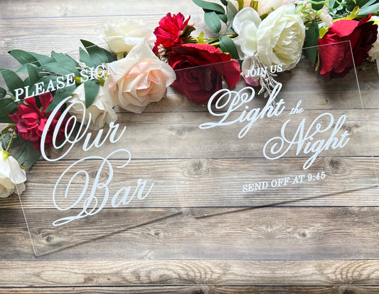 Custom Acrylic Sign | Cards a...