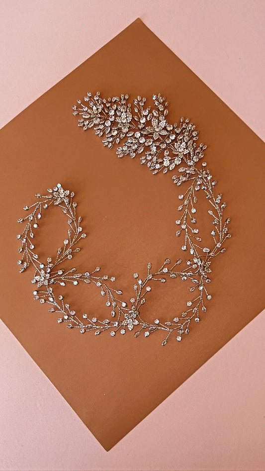 Geneva Luxurious Bridal Headpiece