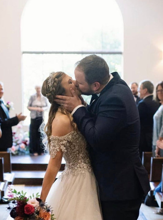 Inna Stunning 3-D Swarovski Bridal Headband