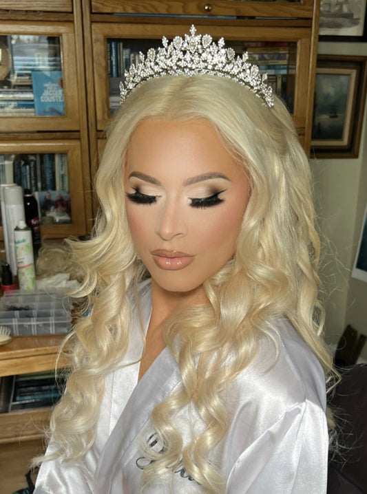 Gemna Swarovski Luxurious Wedding 3-D Tiara