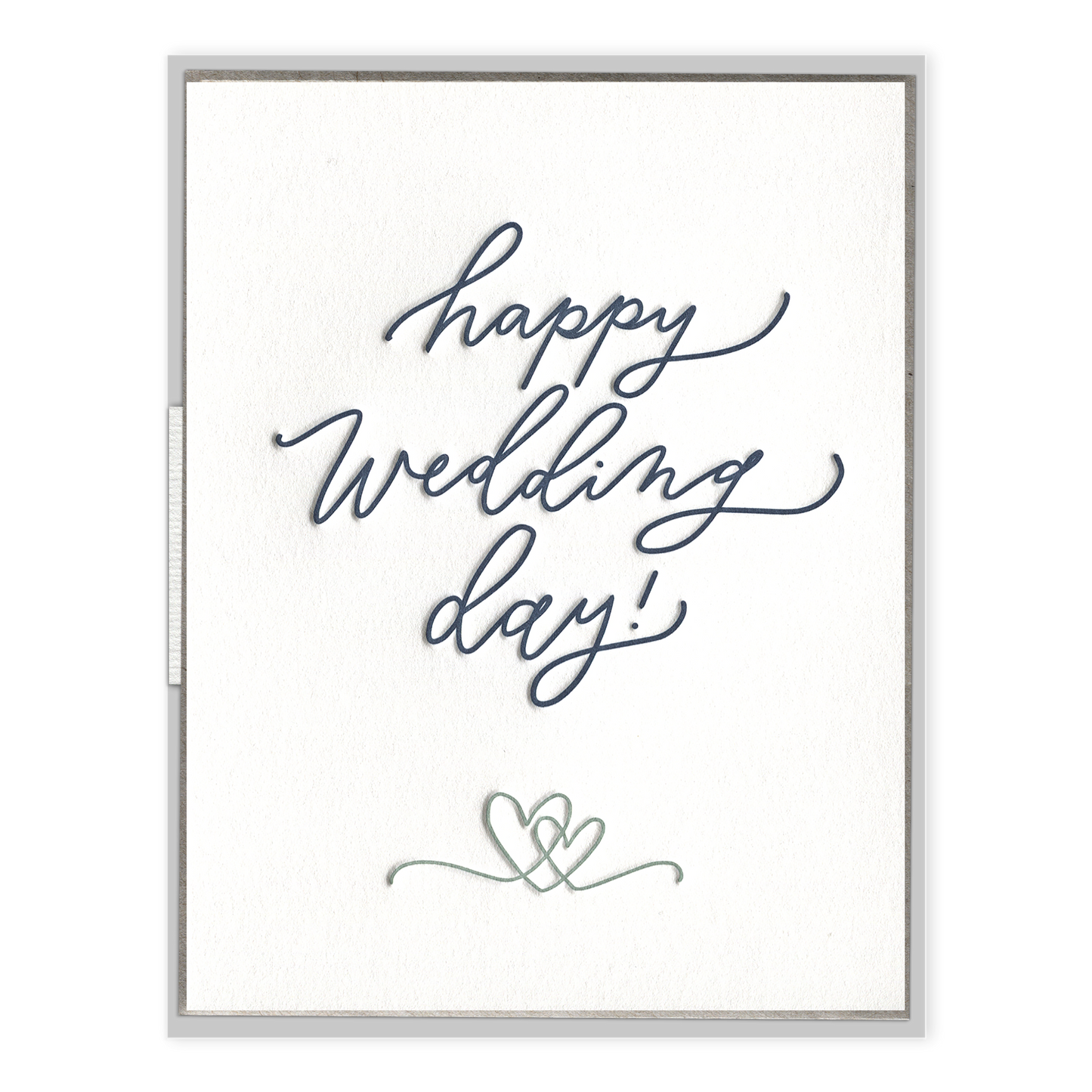 Happy Wedding Day Script Wedding Card