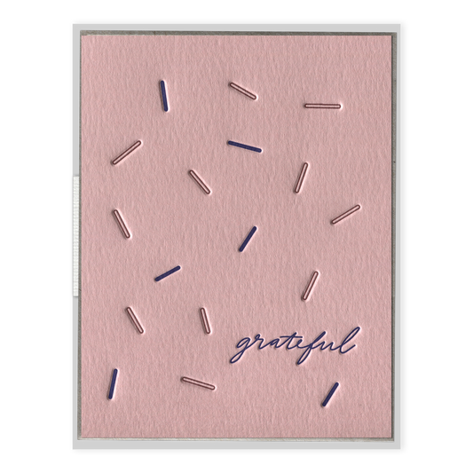 Grateful Wedding Card