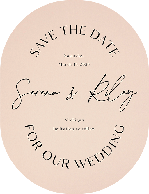 Impressionist Save The Date Cards by Putri N.