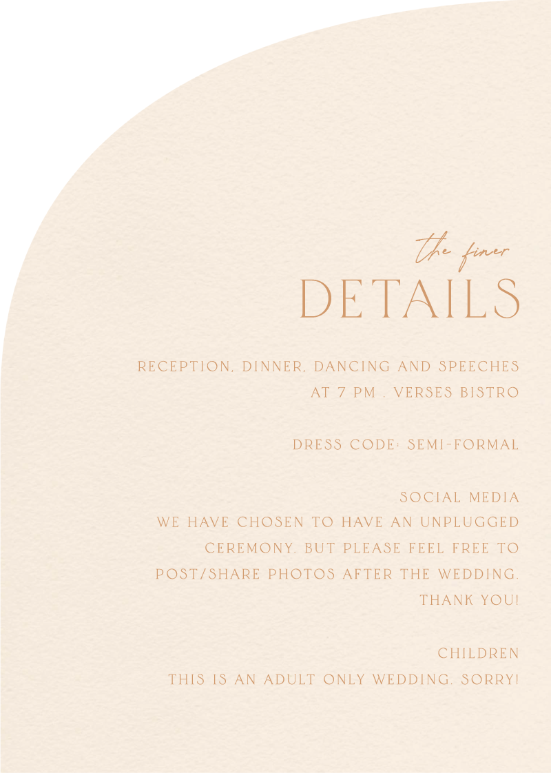 Milk And Honey Information Card by Shab M.