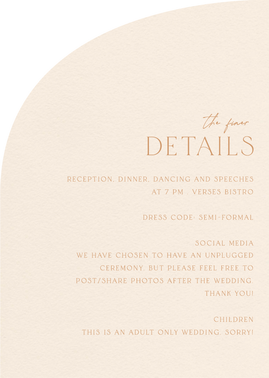 Milk And Honey Information Card by Shab M.