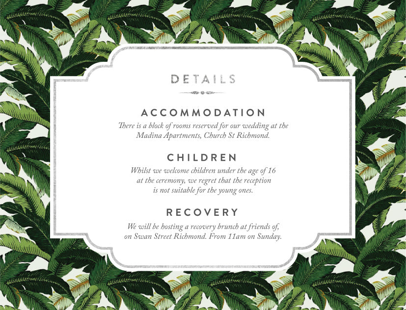 Beverly Hills Hotel Information Card by Amy C.
