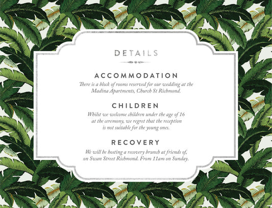 Beverly Hills Hotel Information Card by Amy C.