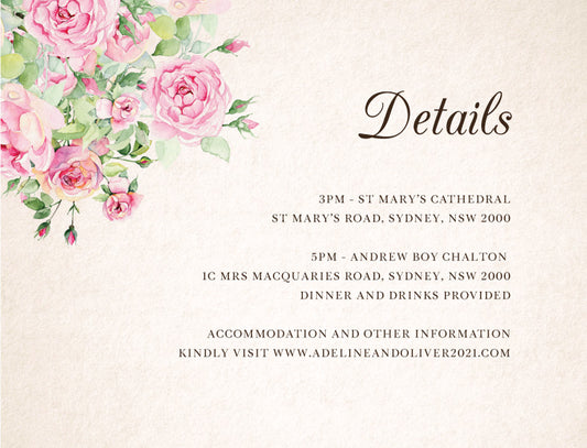 Good Spring Information Card by Inggrid H.