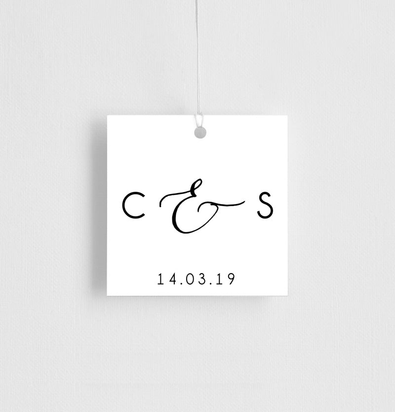 Ink And Nib Favor Tag by Joanna H.