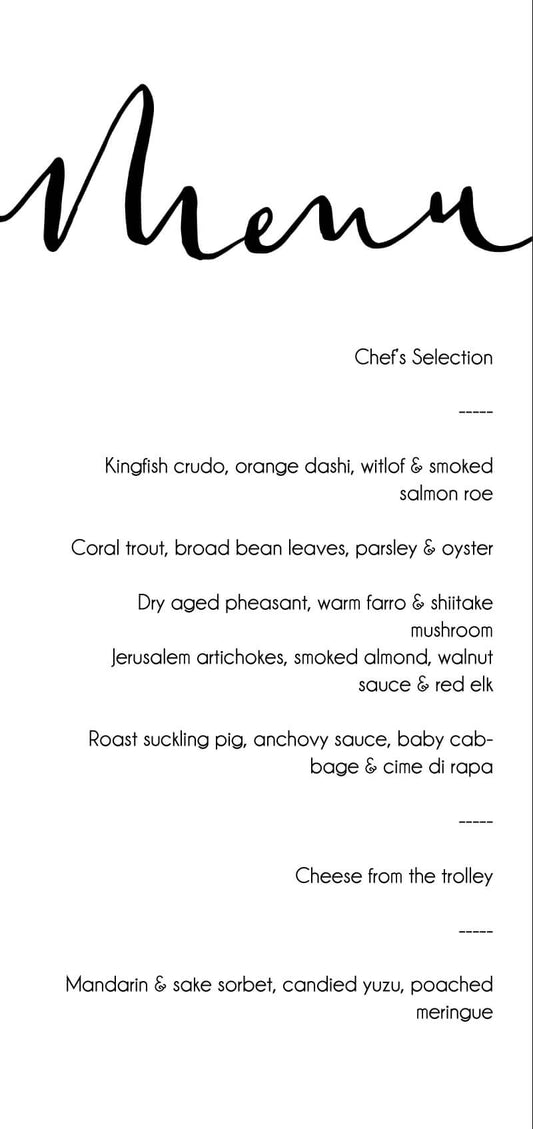 Ink And NibMenu Cards by Joanna H.