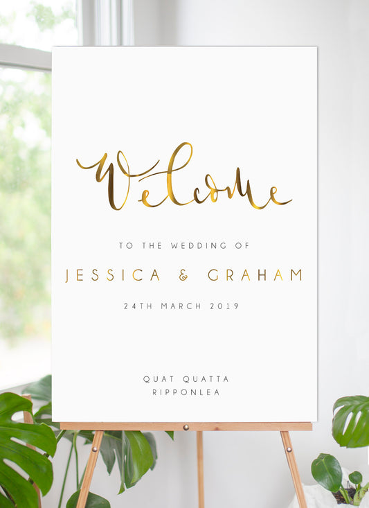 Ink And Nib Wedding Sign by Joanna H.