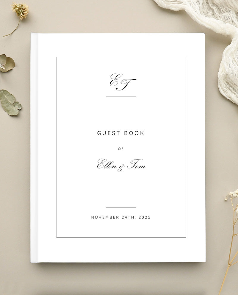 Into The Line Wedding Guest Book by Inggrid H.