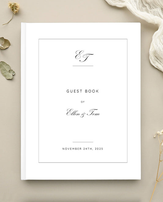 Into The Line Wedding Guest Book by Inggrid H.