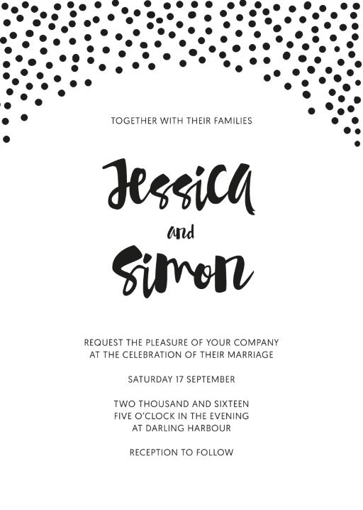 Foil Of Dreams Wedding Invitations by Phabo R.