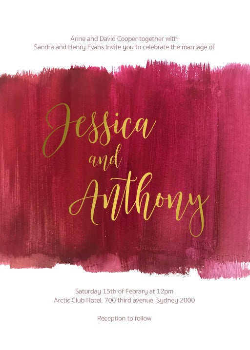 Pinot Noirs And Chardonnays Wedding Invitations by Dominique B.