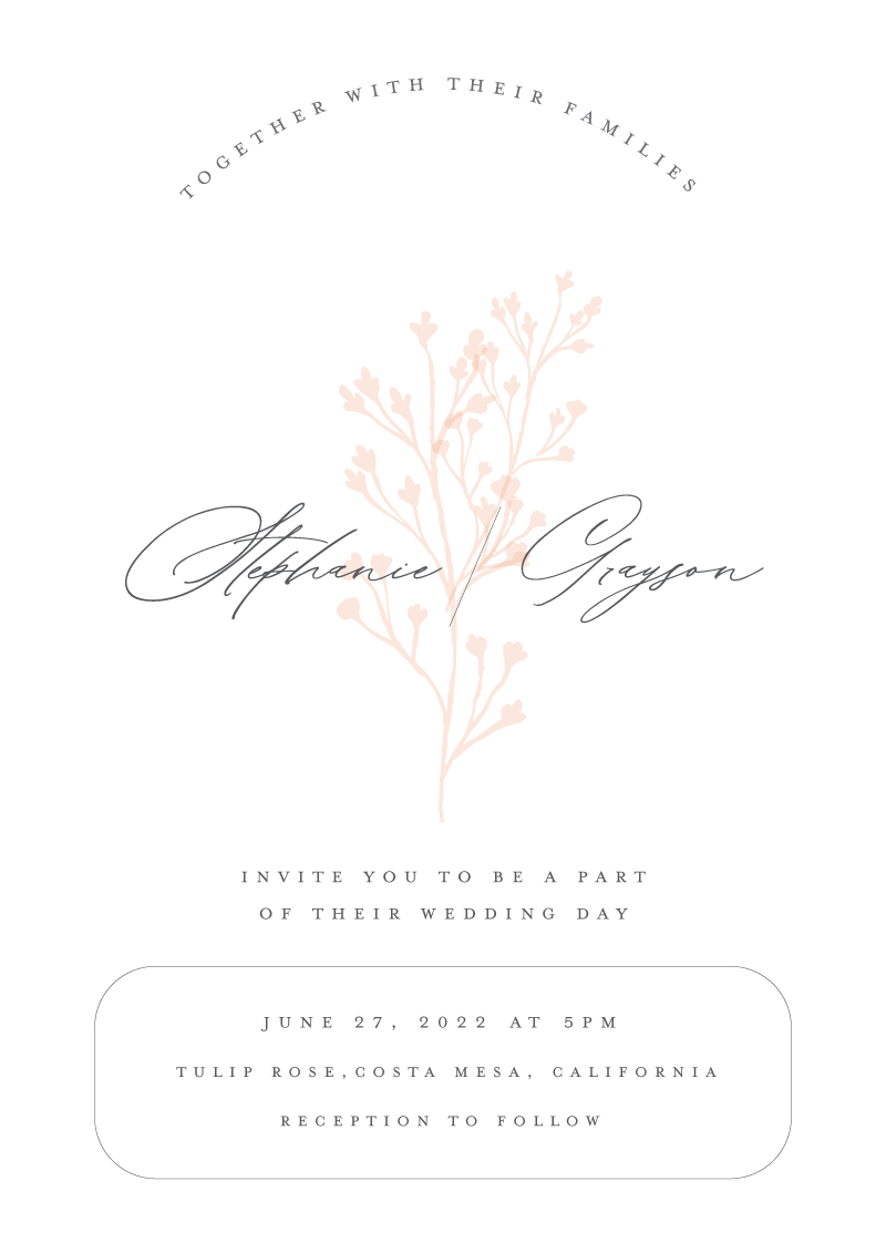 Good Beginnings Wedding Invitations by Esbee D.