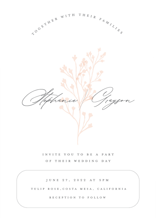 Good Beginnings Wedding Invitations by Esbee D.