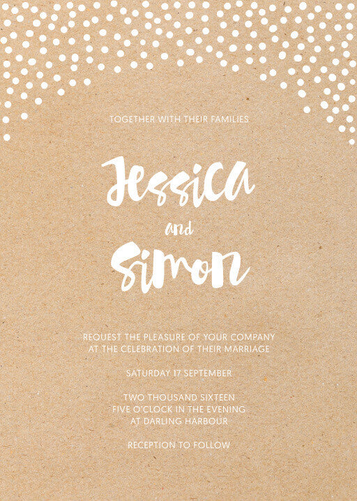 Foil Of Dreams Wedding Invitations by Phabo R.