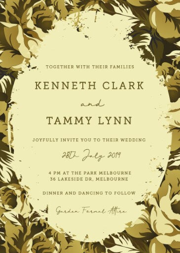 Hunting In Camo Wedding Invitations by Jamie L.