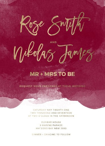 Be Our Guest Wedding Invitations by Jacqueline Q.