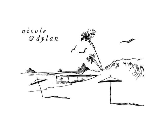 Ipanema RSVP Cards by Inggrid H.