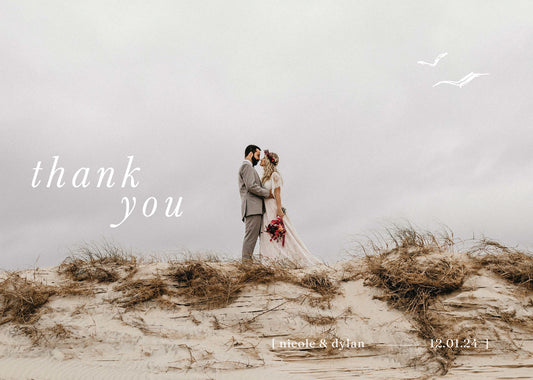 Ipanema Thank You Card by Inggrid H.